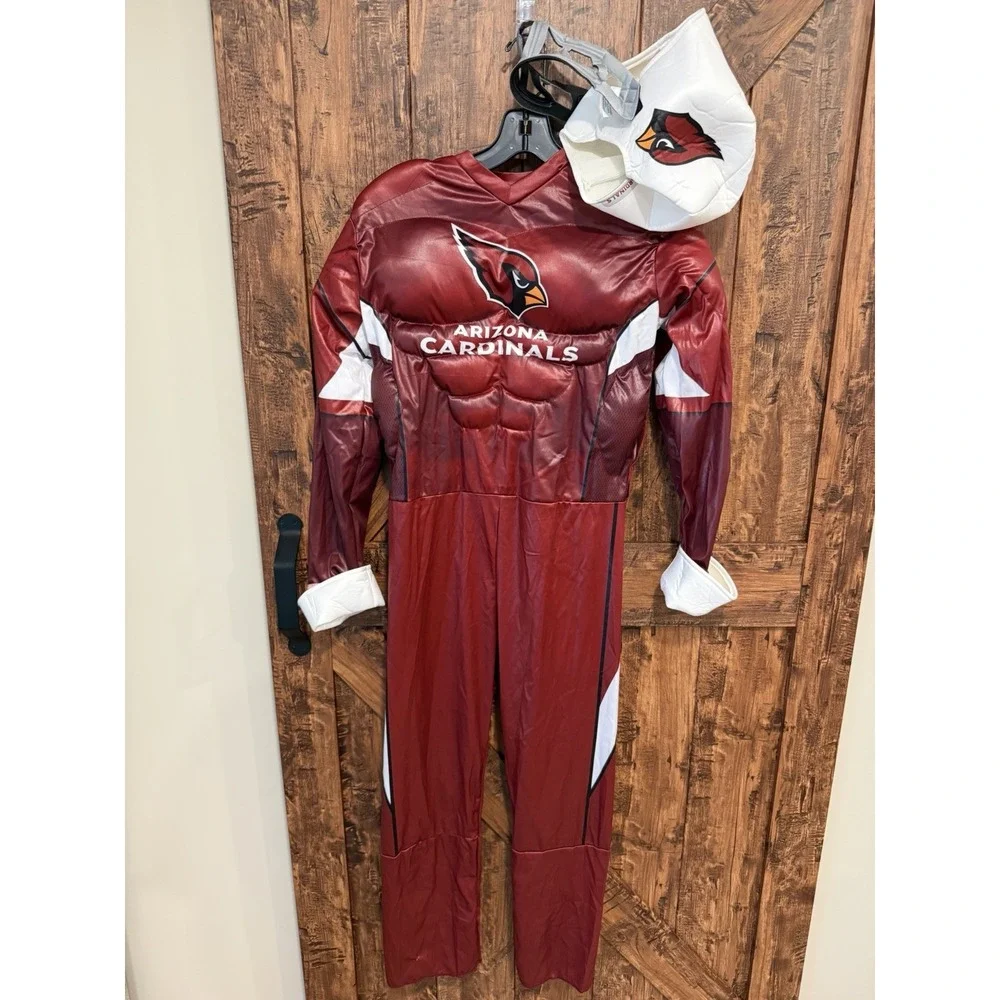 Arizona Cardinals Youth Kids Large Red NFL Game Day Costume Outfit Halloween